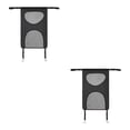 thumbnail image 4 of Riwesomey Barrera para mascotas de coche, asiento trasero de red, asiento de nailon de seguridad para bebés, malla divisoria extraíble, accesorio de Negro 2piezas Riwesomey CBP161154, 4 of 5