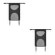 thumbnail image 2 of Kenally Red de barrera para mascotas de coche, asiento trasero de animales, seguridad Universal para Interior de coche, accesorio de aislamiento de Negro 2piezas Kenally CBP161154, 2 of 5