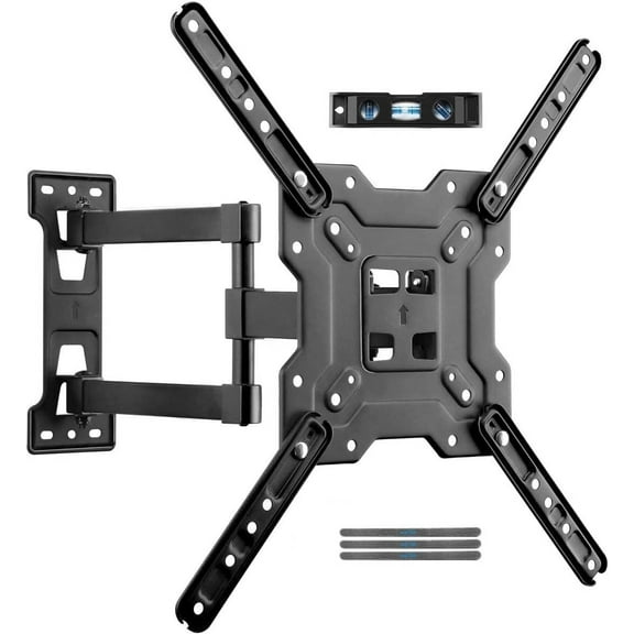Suptek TV Wall Mount Swivel and Tilt Full Motion for Most 23 to 55 inch up 55lbs max VESA 400x400mm (A1 )