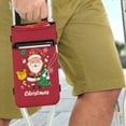 thumbnail image 3 of COEQINE Christmas Crutch Bag Santa Claus Underarm Crutches Attachment Hanging Pouch Water-Resistant Crutch Carrying Pouch Versatile Crutch Storage Case Gifts for Seniors, 3 of 7
