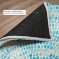 thumbnail image 6 of Addison Rugs Dream Shag Premium Machine Washable Transitional Dot Arches Aqua Rectangle Rug, 9' x 12', 6 of 8