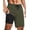 Army Green, variant on 9 Inch Mens Swim Trunks with Compression Liner 2 in 1 Board Shorts Quick Dry Bathing Suit with Pockets