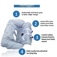 thumbnail image 5 of Cubierta de carrito de compras para bebés Silla alta universal para niños pequeños y cojín para carrito de compras Bolsa de transporte, bolsa de almacenamiento suave lavable para cochecito, 5 of 5