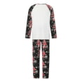 thumbnail image 5 of Meihuid Matching Christmas Pajamas for Family, Vacation Cute Print One-Piece Pajamas, Xmas Hooded Sleepwear Nightwear, 5 of 9