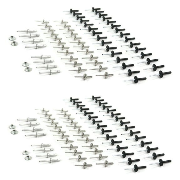 The ROP Shop 4 Pack - Complete Body Rivet Kit for EZ-GO 15058G6, 15058-G6 Golf Cart Repair