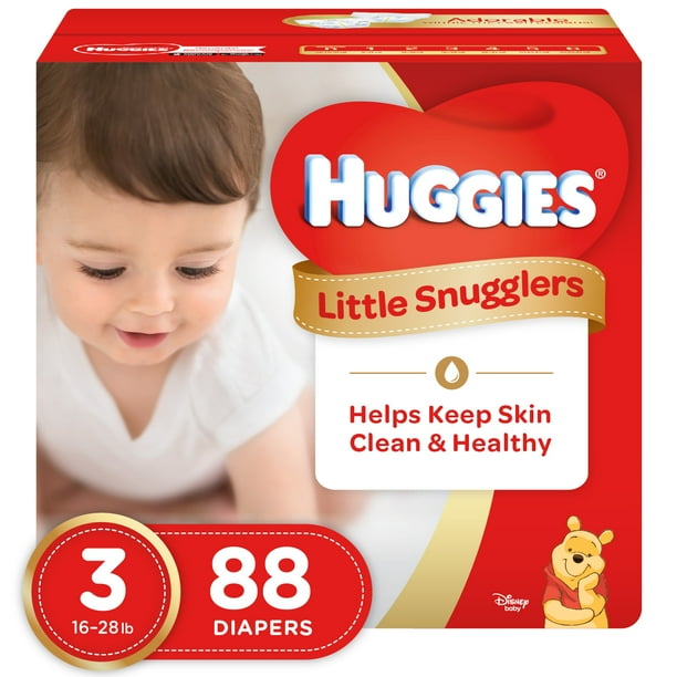 Huggies Little Snugglers Diapers Size 3 88 Count Walmart Com Walmart Com