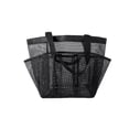 thumbnail image 1 of Bolsas de almacenamiento de malla para caminar en la playa para senderismo, bolsas colgantes para ducha, cepillo organizador portátil, bolso de Almacenamiento y organización del hogar Negro Bewildely HA065527-03B, 1 of 6