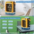 thumbnail image 4 of Ventilador nebulizador portátil Uniqwamo compatible con Dewalt 20V/60V, 4 of 9