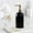 Black, variant on Bedroom Replacement Ceramic Soap Dispenser with Makeup Travel Manual Liquid Pump Green