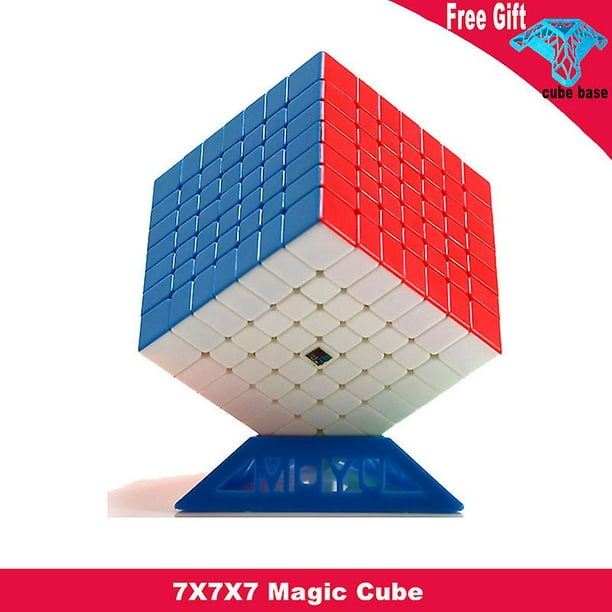  4 Pieces Stickerless Speed Cube Set 4x4 5x5 6x6 7x7 Stickerless  Speed Cube Puzzles Toys Collection : Toys & Games