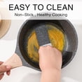 thumbnail image 3 of Sauce Pan Set with Lid, 1.5QT & 2.5QT Non Stick Small Pots with Granite Coating, Saucepan with Pour Spout, Multipurpose Induction Cooking Pans, PFOA/PFOS Free, 3 of 6