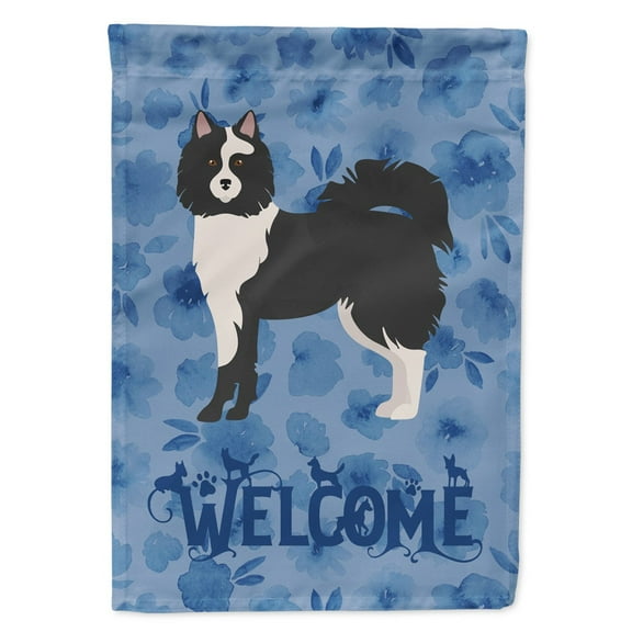 Carolines Treasures CK5985CHF Elo Dog 2 Welcome Flag Canvas House Size Large multicolor