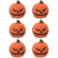 thumbnail image 5 of Figuras de calabaza en miniatura para jardín de Halloween, 6 uds., adornos de calabaza para acuarios, recuerdos de fiesta, 5 of 5