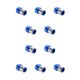 thumbnail image 3 of Kenally Taladro eléctrico Destornillador Bit Herramienta rotativa Tornillo Perno Picking Ring Destornillador Bit 6.35mm Azul 10piezas Kenally CBP144420, 3 of 6