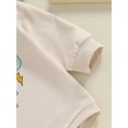 thumbnail image 6 of Bagilaanoe Newborn Baby Boy Oversized Romper Sweatshirt Long Sleeve Bodysuits Letter Print Pullover 3M 6M 12M 18M Infant Casual Tee Tops, 6 of 8