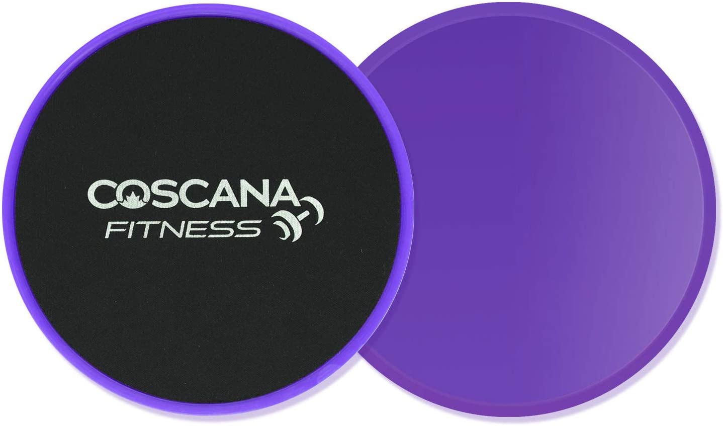 COSCANA Gliding Discs Core Sliders Use on Both Sides of The Carpet or Hardwood Floor Home Exercises to Strengthen Core Dual Sided Fitness Equipment Abdominal Perfect Home Workout