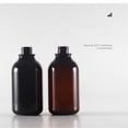 thumbnail image 6 of 300/500ml Refillable Soap Pump Decor Container Soap Dispenser Bathroom Accessories Bamboo Pump Shampoo Pump Bottle BLACK 300, 6 of 8