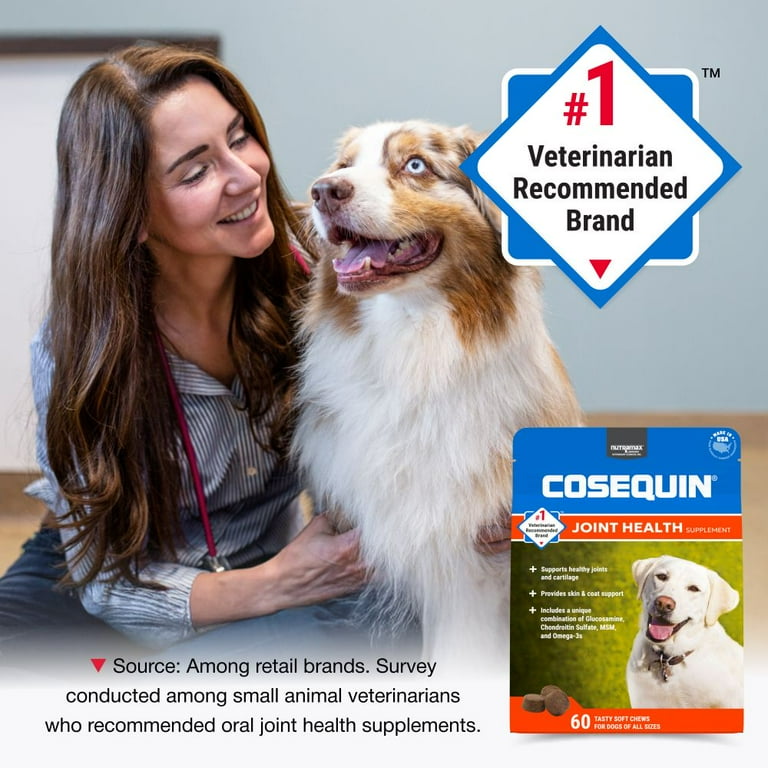 6 pack) Nutramax Cosequin for Dogs Joint Health Supplement, Soft