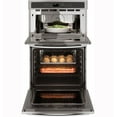 thumbnail image 2 of GE PK7800SKSS 27 inch Stainless Convection Wall Oven/Microwave Combination, 2 of 5