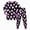H584-Purple, variant on TOWED22 Girls Boys Halloween Pajamas Cute Graphic Cotton Toddler Kids 2 Piece Long Sleeve Pjs Fall Winter Sleepwear(Black,4-5 Y)