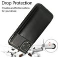 thumbnail image 2 of Card Slot Holder Wallet Case for iPhone 11 6.1 inch 2019, Premium PU Leather Case Kickstand with Hidden Magnetic Closure Flip Durable Shockproof Protective Cover - Black, 2 of 14