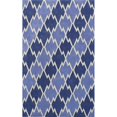 thumbnail image 1 of Noble House COL8107576 5 ft. x 7 ft. 6 in. Cologne Hand-Tufted Area Rug, Blue & Cream, 1 of 1