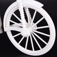 thumbnail image 4 of Fation Plastic White Tricycle Bike Design Flower Basket Storage Party Decoration New, 4 of 5