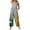 Gold, variant on WTOBBY Women's Sleeveless Casual Cotton Jumpsuit with Printed Design, Lightweight and Comfortable for Everyday Wear, Perfect for Warm Weather,BlueL