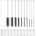 thumbnail image 3 of 8" Nylon Tube Cleaning Brushes with Hook, for Narrow Neck Bottles & Cups, 3 of 7