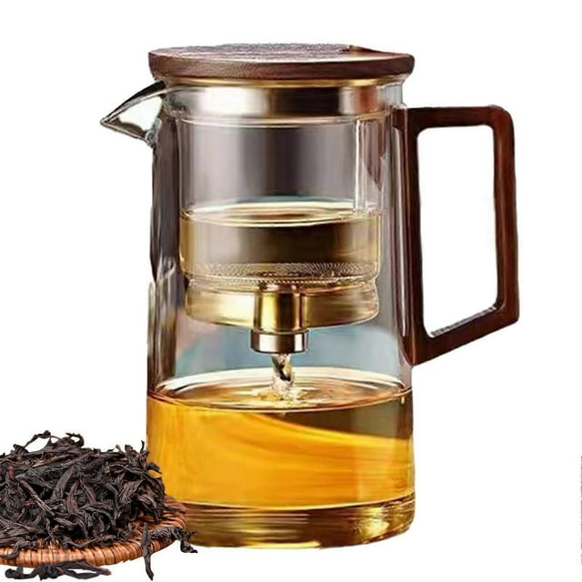 Teapot with Infuser 500Ml/750ml Glass Tea Pot with Strainer Clear Magic Teapot