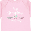 thumbnail image 4 of Inktastic My Grandma Loves Me Heart Grandchild Boys or Girls Long Sleeve Baby Bodysuit, 4 of 5