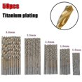 thumbnail image 3 of Mini Round Shank Drill Bit Set Small Precision Hss Twist Drill Steel(50pcs), 3 of 5