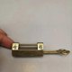thumbnail image 3 of 1 Set Retro Jewelry Box Latches Antique Clip Clasp Flower Birds Pattern Mini Padlock for Box Furniture Suitcase (Bronze), 3 of 3