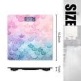 thumbnail image 2 of Bathroom Scale, Highly Accurate Digital Body Scale,Precisely Measures Weight up to 400 lbs-Watercolor Mermaid Scales, 2 of 4