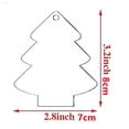 thumbnail image 7 of 10x Christmas Tree Decoration Pendant for Living Room Garden Party Supplies B, 7 of 7