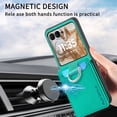 thumbnail image 5 of ELEHOLD Leather Wallet Case for Motorola Razr 2025/2024/ Razr 60 with Card Slot Finger Ring Holder Slim Thin Premium PU Leather Anti-Scratch Shockproof Protective Case for Men Women,Green, 5 of 8