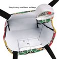 thumbnail image 6 of FORMRS Womens Canvas Tote Bag with Zipper Inner Pocket Shoulder Handbag, Dark Floral, 6 of 7
