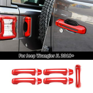 2pcs Exterior Rear Window Glass Armor Cover For Jeep Wrangler JL 18+  Accessories