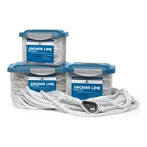 Samson Pro-Set Premium 3-Strand Twisted Nylon Anchor Line Twisted Anchor Line Size: 1/2" x 150'