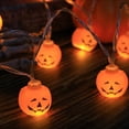 thumbnail image 3 of Guirnalda de Luces LED de Calabaza Colgante Luminosas con Diseño de Escena de Decoración de Halloween, 1,5 M, para Hotel, Casa Embrujada, 3 of 5