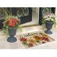 thumbnail image 2 of Summer Door Mat Welcome Floral Door Mat for Front Door, Home Entrance, Yard, Floor, Patio, Non Slip Spring Summer Welcome Mat Indoor Outdoor Flowers Doormat 30"*17", 2 of 6