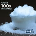 thumbnail image 4 of Jme Enterprises, LLC Let it Snow Instant Powder White Super Absorbent Polymer Decoration, 1.28 oz, 4 of 8