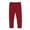 Red, variant on Odeerbi Kids Leggings Baby Tights Toddler Boys Girls Cotton High Waist Stretch Knit Solid Color Plus Keep Warm Casual Leggings Pants Black