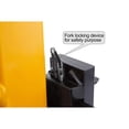 thumbnail image 6 of APOLLOLIFT 1100lbs Hand Manual Pallet Stacker 63" Lift Height Walkie Straddle Pallet Stacker with Adjustable Fork, 6 of 7