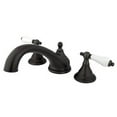 thumbnail image 1 of Kingston Brass KS5535PL 8 Inch -18 Inch Widespread Roman Tub Filler - Oil Rubbed Bronze, 1 of 1