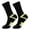 Black/Green, variant on Waterproof Outdoor Adventure Socks for Adults - Breathable Warm Skiing Water Sports Cycle Gear - Ideal for Exploring Mountaineering Gray/Black M (7.87 in / 20.00 cm)