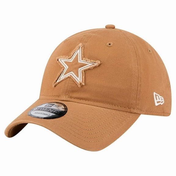 Men's New Era Brown Dallas Cowboys Stamp 9TWENTY Adjustable Hat