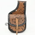 thumbnail image 2 of Hilason Floral Western Horse Leather Saddle Bag Heavyduty Traditional Trail Ride, 2 of 6