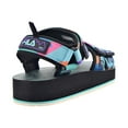 thumbnail image 3 of Fila Drifter DNS '90s Hiking Men's Sandals Black-Electric Purple-Red Orange 1sm00825-028, 3 of 6