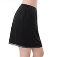thumbnail image 5 of Ladies Lace Elastic Cling Resistant Underskirt Petticoat Half Waist Skirts White -ayane, 5 of 5